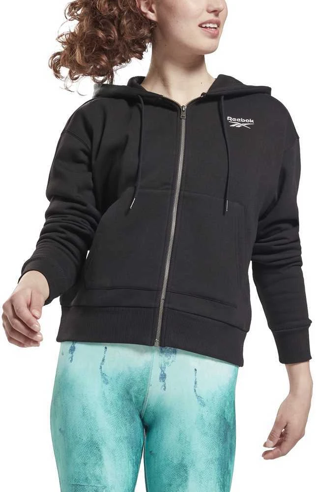 Reebok Džemperis Moterims Ri Full Zip Juodas GS9384