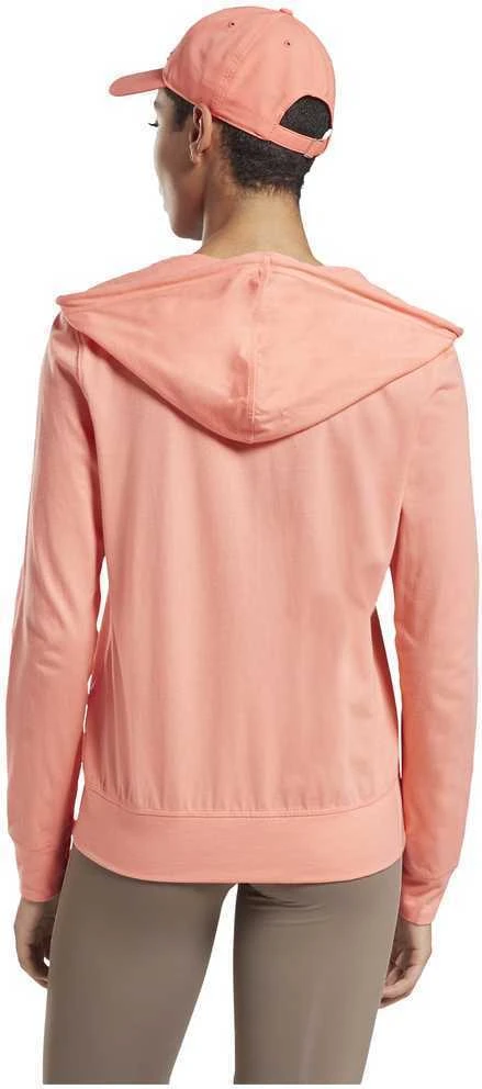 Reebok Džemperis Moterims Ri Jersey Full Zip Rožinė GI6610
