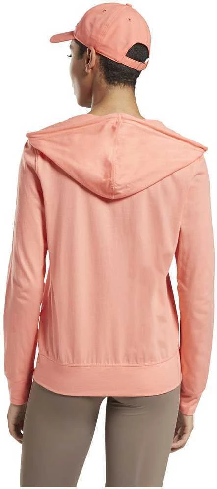 Reebok Džemperis Moterims Ri Jersey Full Zip Rožinė GI6610