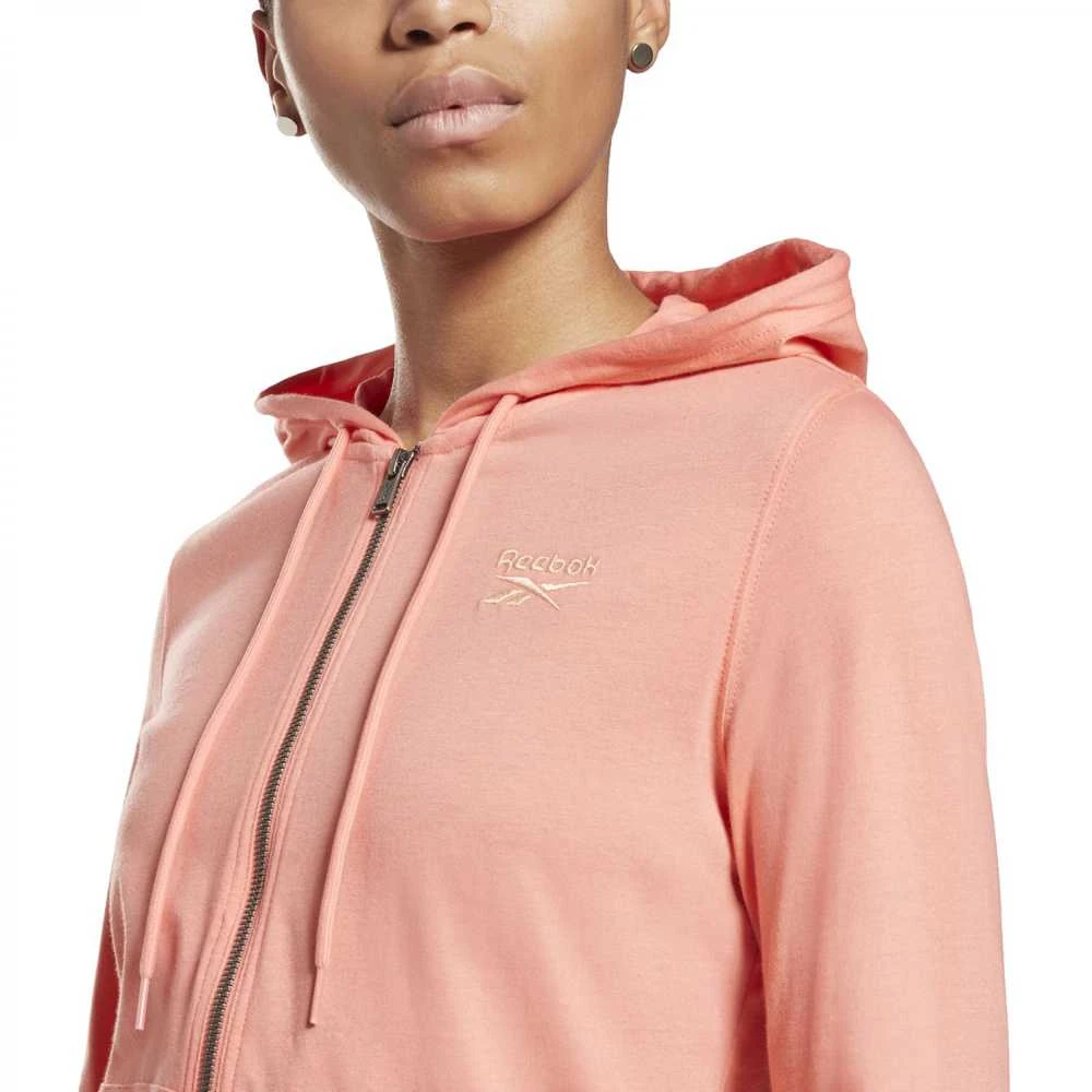 Reebok Džemperis Moterims Ri Jersey Full Zip Rožinė GI6610