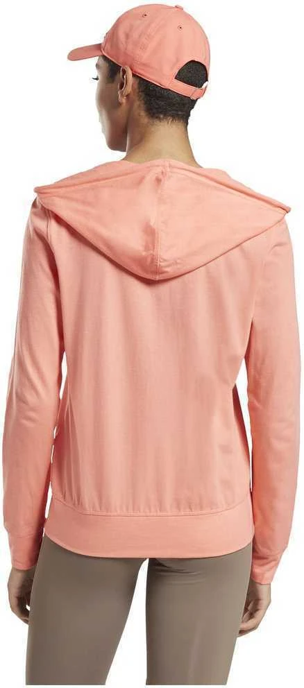 Reebok Džemperis Moterims Ri Jersey Full Zip Rožinė GI6610