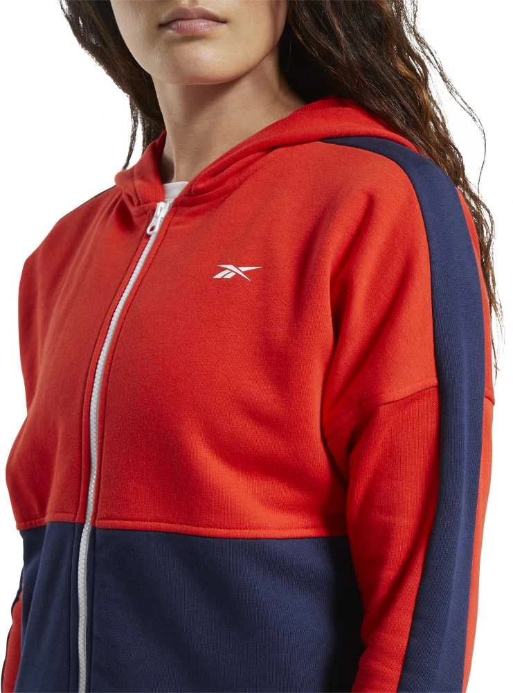 Reebok Džemperis Moterims Te Linear Logo Ft Raudona Mėlyna FT0901