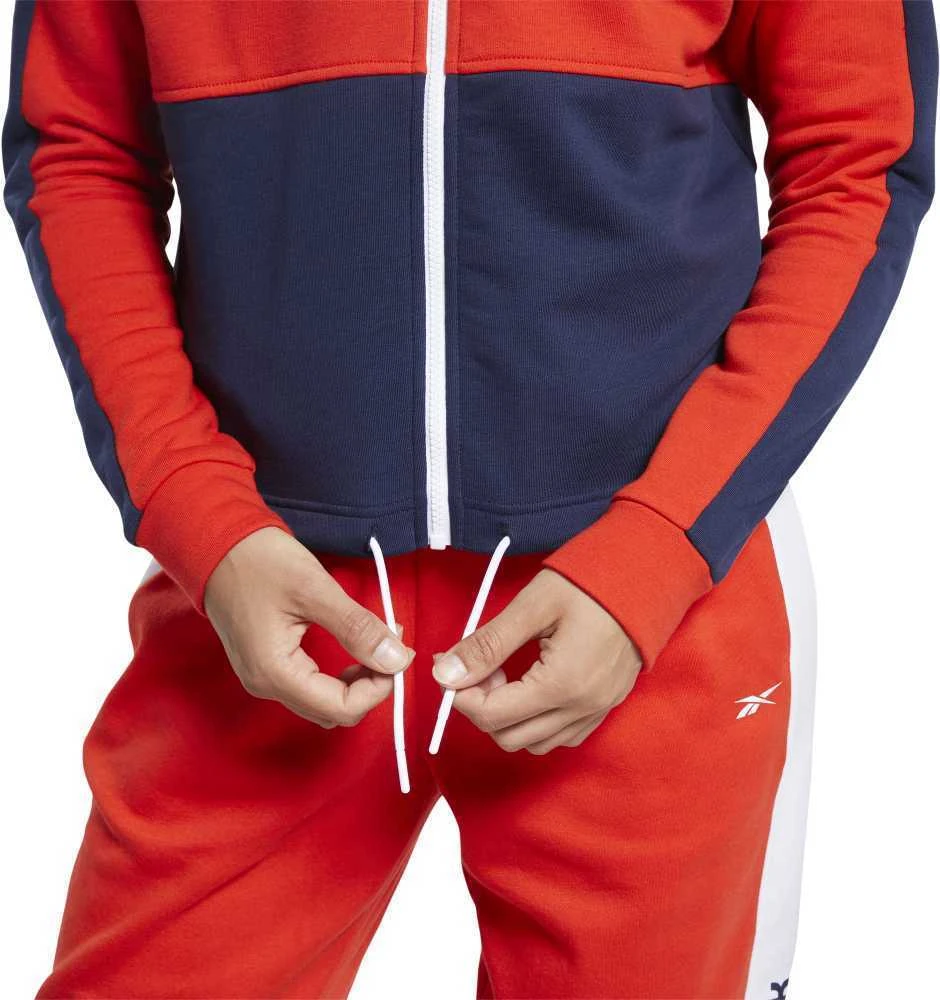 Reebok Džemperis Moterims Te Linear Logo Ft Raudona Mėlyna FT0901