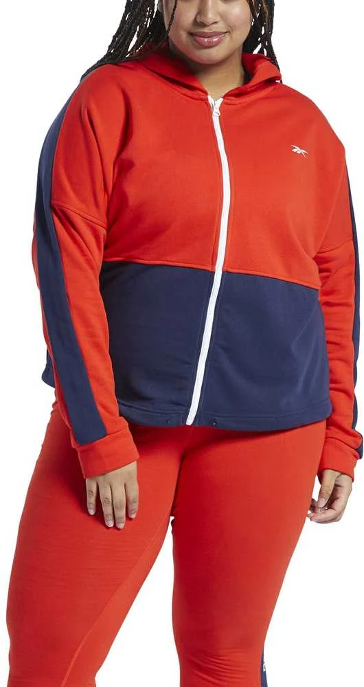 Reebok Džemperis Moterims Te Linear Logo Ft Raudona Mėlyna FT0901