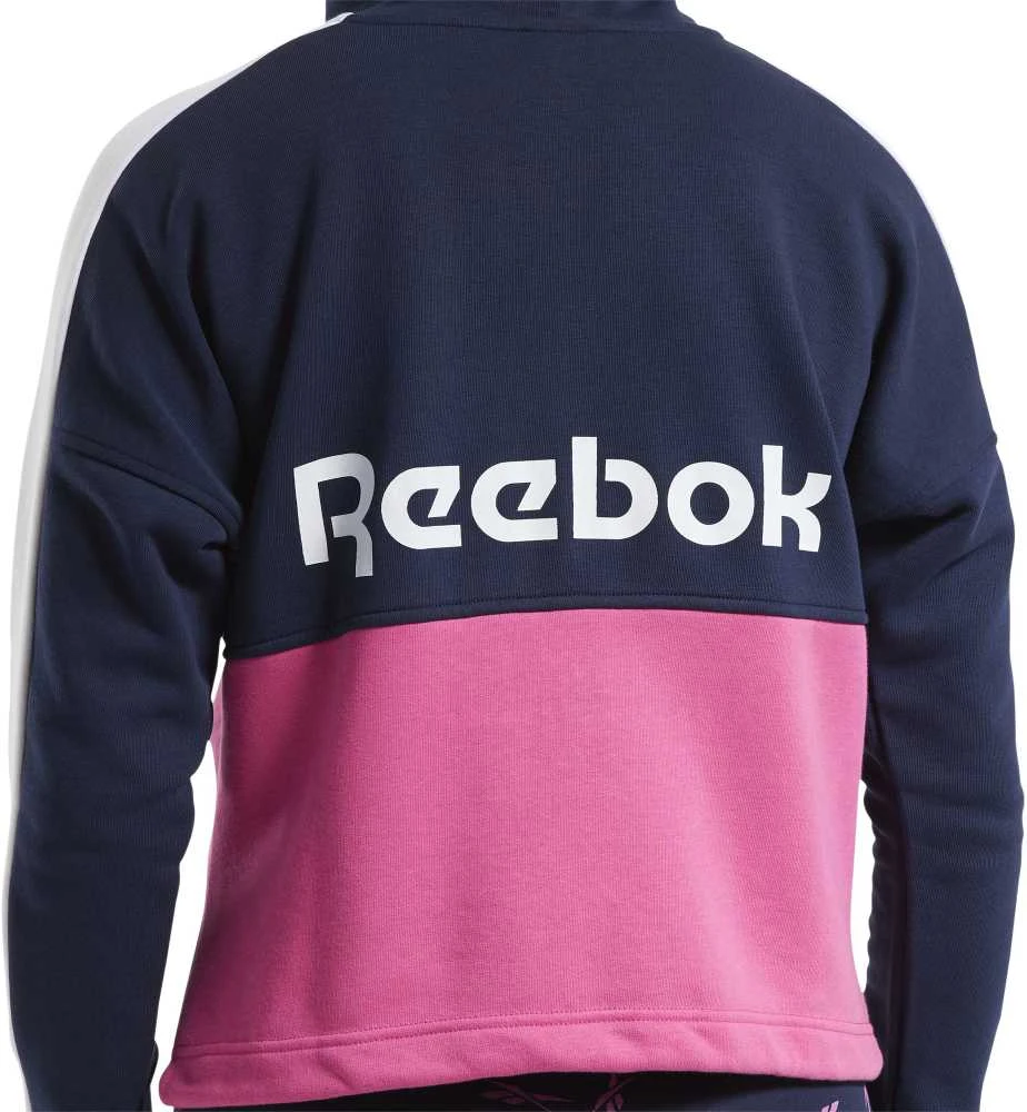 Reebok Džemperis Moterims Te Linear Logo Ft F Mėlyna Rožinė FU2205