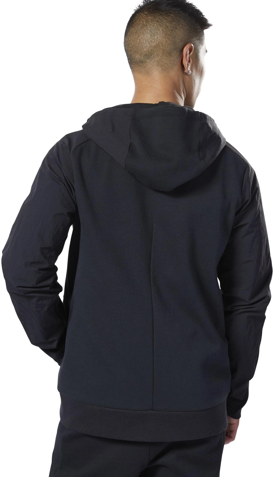 Reebok Džemperis TS FZ Hood Juodas EC0734