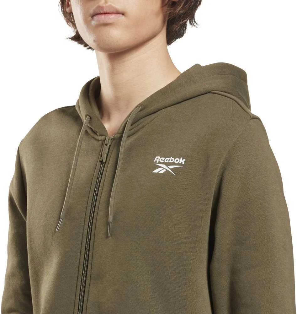 Reebok Džemperis Vyrams Hoodie Ri Left Chesto Logo Žalias HG4452