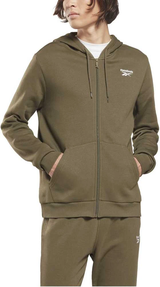 Reebok Džemperis Vyrams Hoodie Ri Left Chesto Logo Žalias HG4452