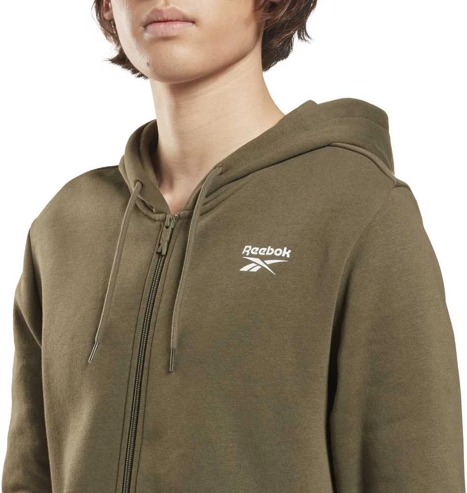 Reebok Džemperis Vyrams Hoodie Ri Left Chesto Logo Žalias HG4452