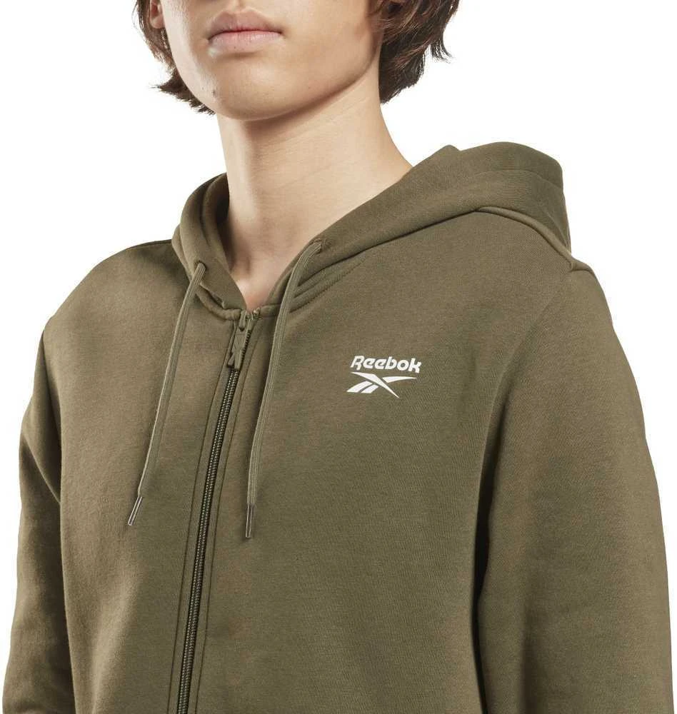 Reebok Džemperis Vyrams Hoodie Ri Left Chesto Logo Žalias HG4452