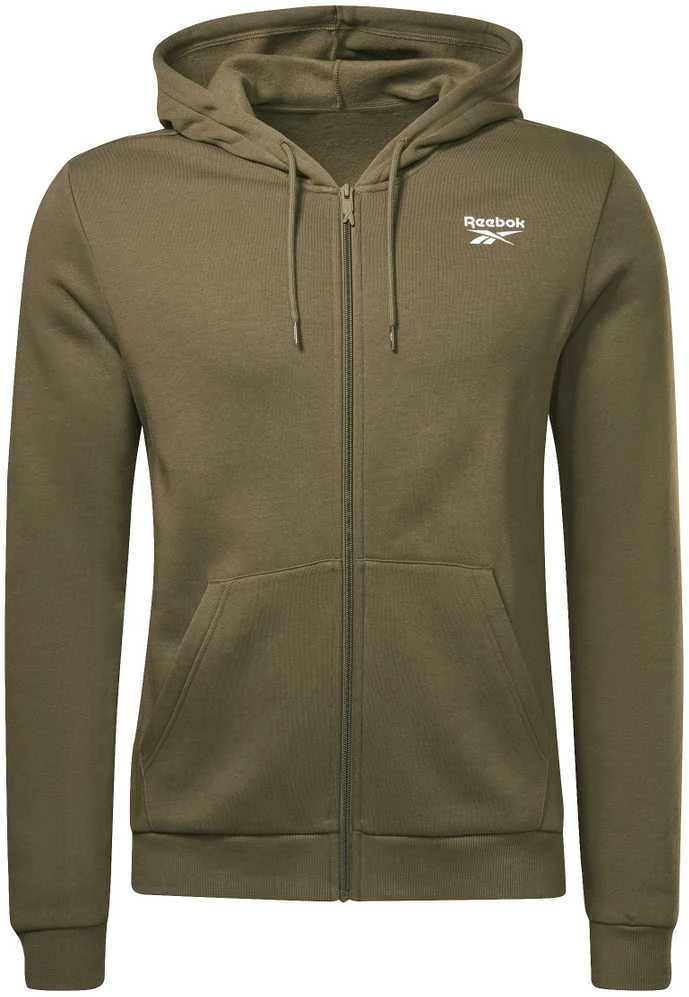 Reebok Džemperis Vyrams Hoodie Ri Left Chesto Logo Žalias HG4452