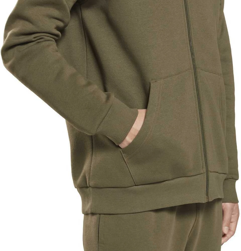 Reebok Džemperis Vyrams Hoodie Ri Left Chesto Logo Žalias HG4452