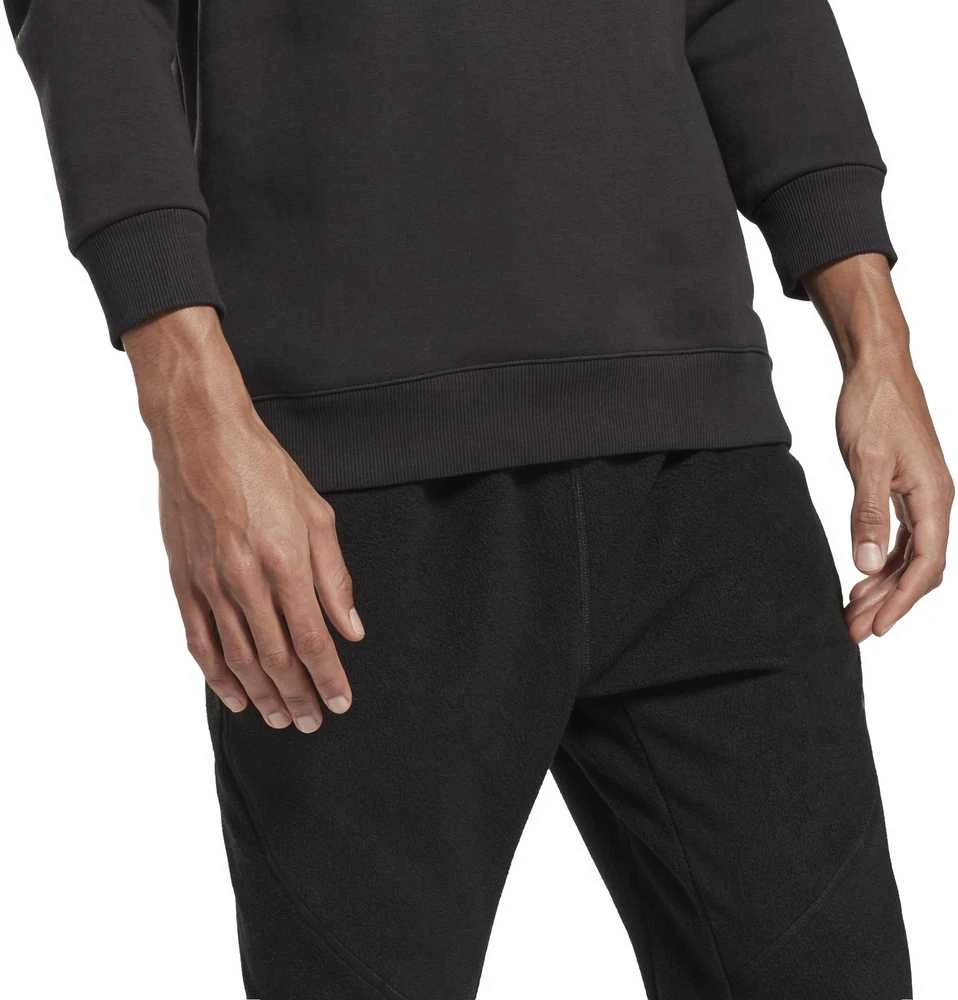 Reebok Džemperis Vyrams Ri Fleece Crew Juodas