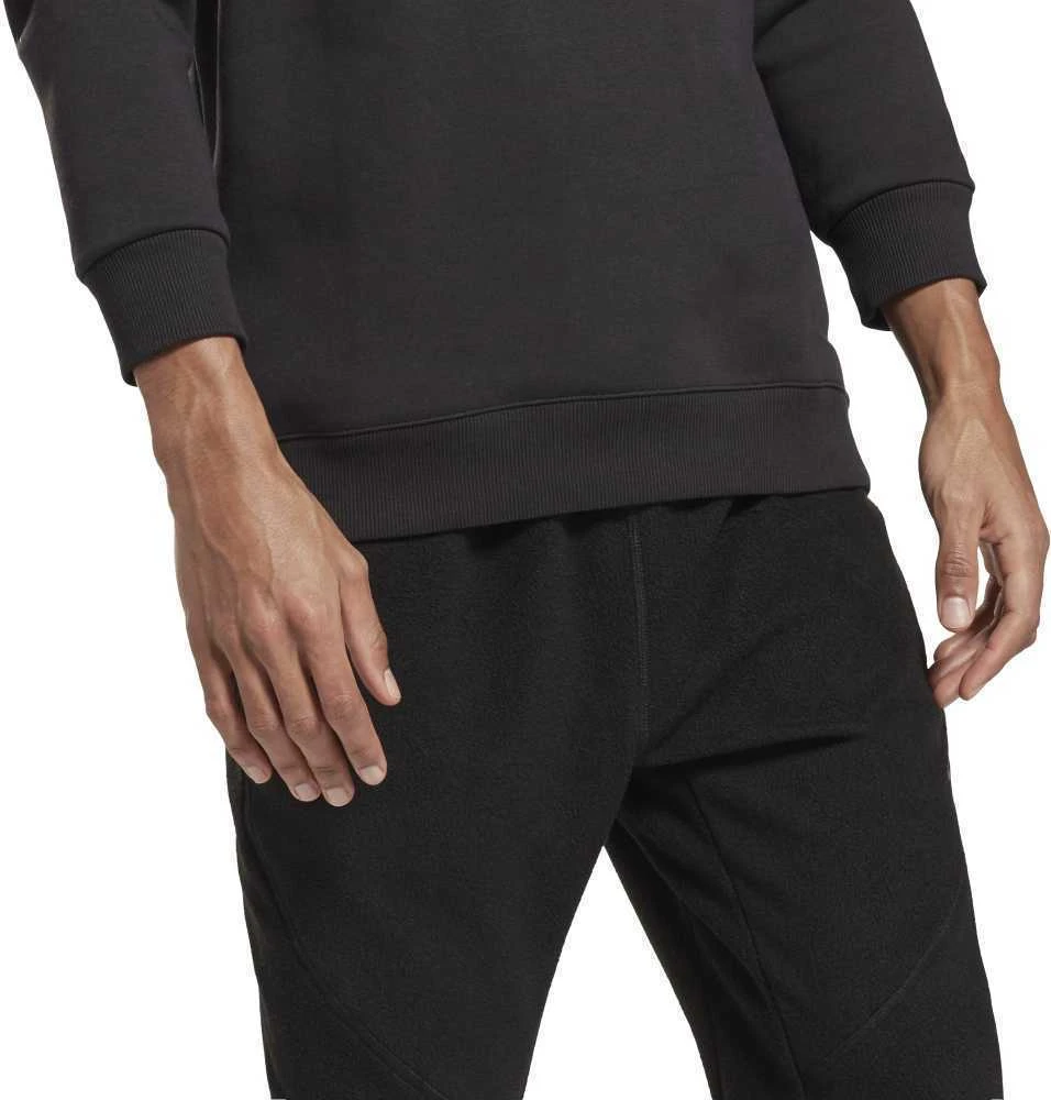Reebok Džemperis Vyrams Ri Fleece Crew Juodas
