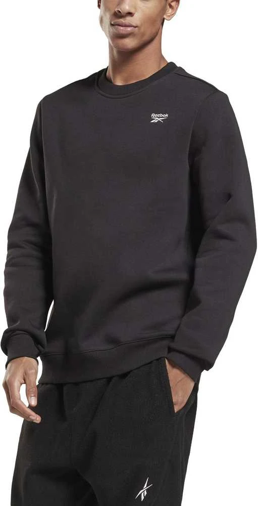Reebok Džemperis Vyrams Ri Fleece Crew Juodas