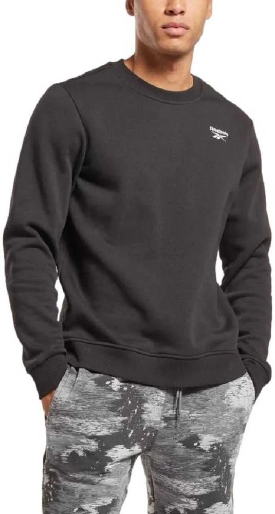 Reebok Džemperis Vyrams Ri Left Chest Logo Crew Juodas 100051166