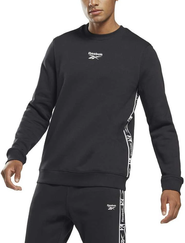 Reebok Džemperis Vyrams Ri Tape Crew Juodas HB5974
