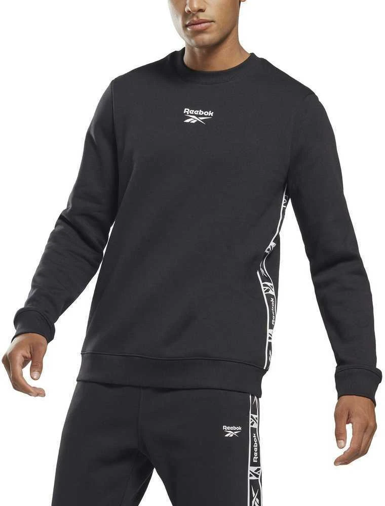 Reebok Džemperis Vyrams Ri Tape Crew Juodas HB5974