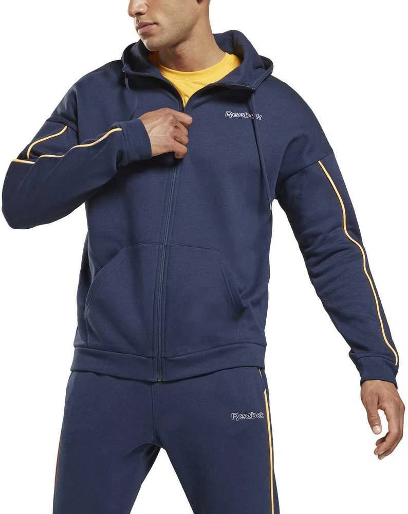 Reebok Džemperis Vyrams Te Piping Hoodie Mėlyna