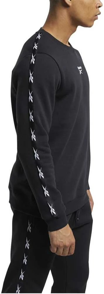 Reebok Džemperis Vyrams Te Tape Crew Juodas