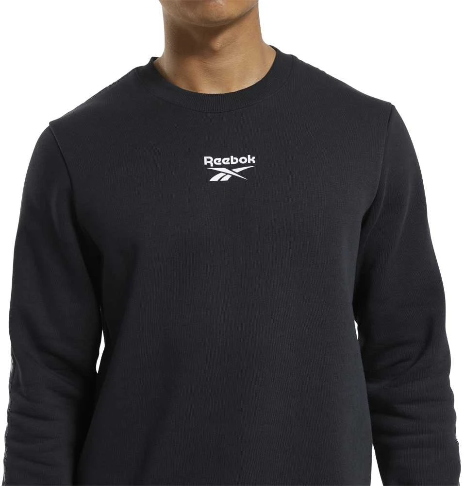 Reebok Džemperis Vyrams Te Tape Crew Juodas