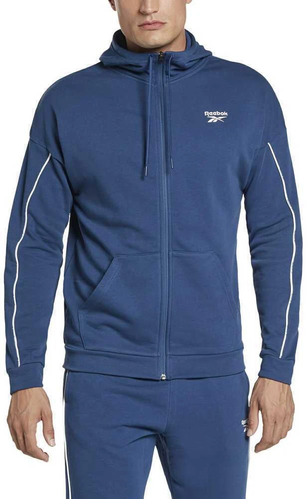 Reebok Džemperis Vyrams Wor Piping Fz Mėlyna HA1073