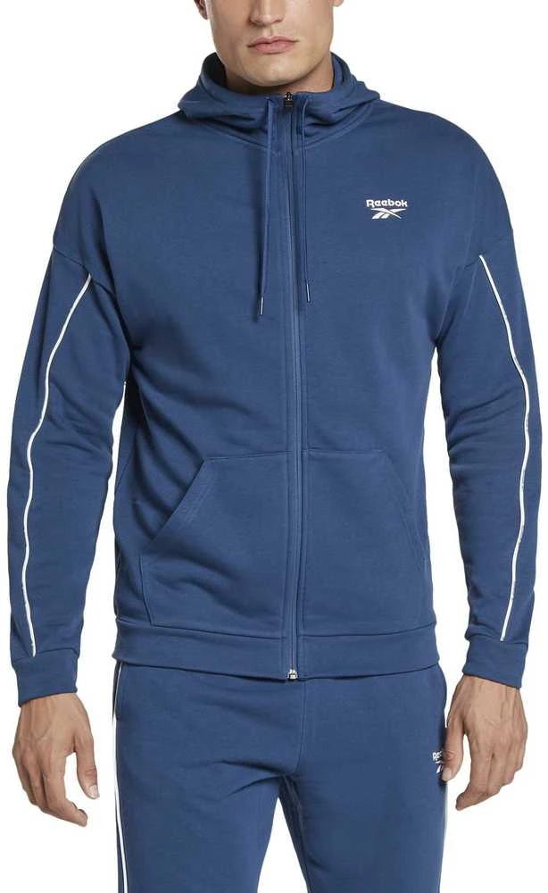 Reebok Džemperis Vyrams Wor Piping Fz Mėlyna HA1073