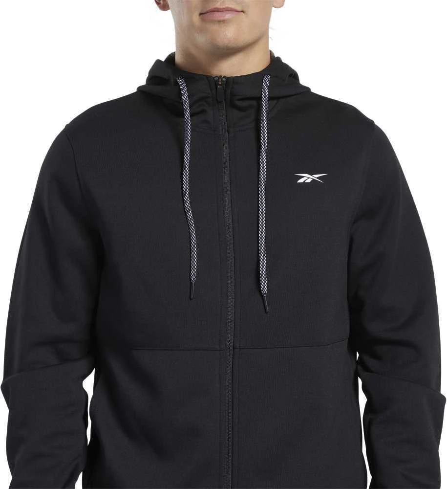 Reebok Džemperis Wor Dbl Kn Fz Hood Juodas FK6236