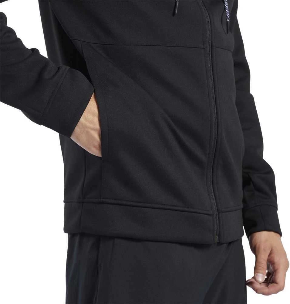 Reebok Džemperis Wor Dbl Kn Fz Hood Juodas FK6236