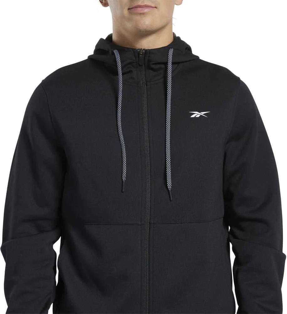 Reebok Džemperis Wor Dbl Kn Fz Hood Juodas FK6236