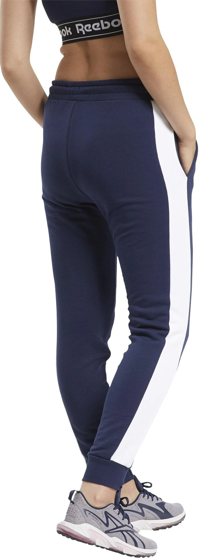 Reebok Kelnės Moterims Te Linear Logo Ft P Mėlyna FU2259