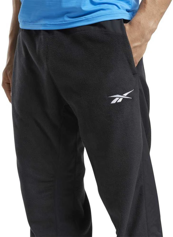 Reebok Kelnės Vyrams Workout Fleece Pants Juodas
