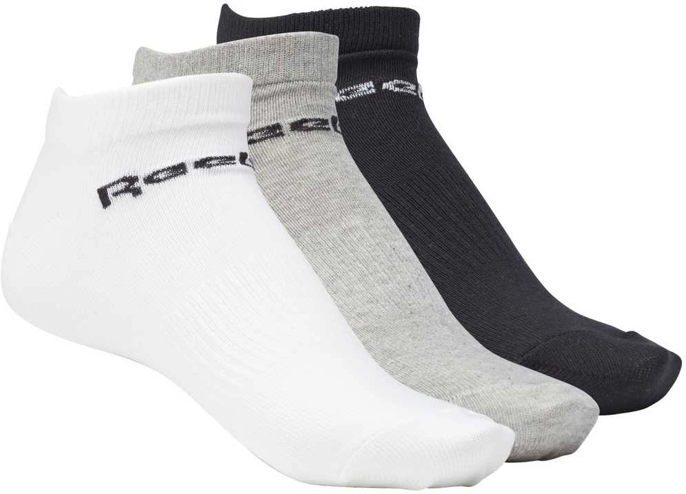 Reebok Kojinės Act Core Low Cut So Baltas Juodas Pilkas GH8229