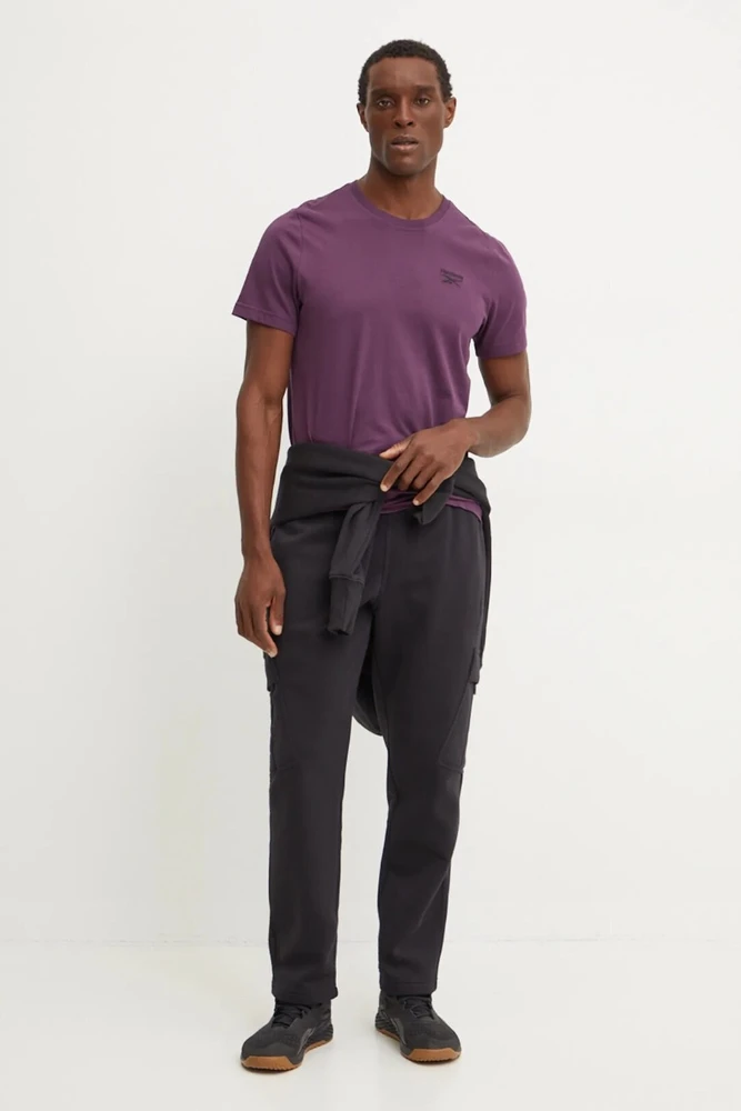 Reebok Marškinėliai Vyrams Identity Small Logo Plum 100206078