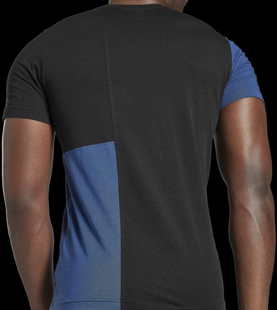Reebok Marškinėliai Vyrams Panel Tee Mėlyna Juodas HG3198