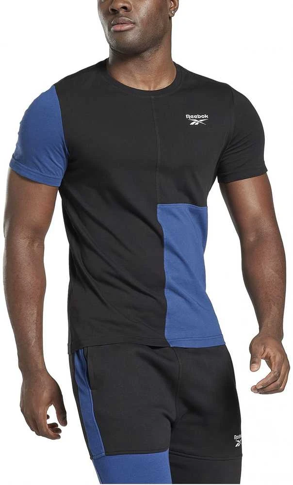 Reebok Marškinėliai Vyrams Panel Tee Mėlyna Juodas HG3198