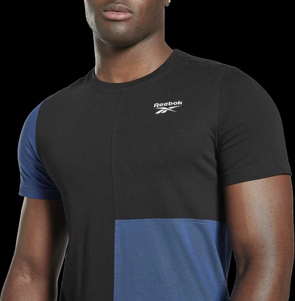 Reebok Marškinėliai Vyrams Panel Tee Mėlyna Juodas HG3198