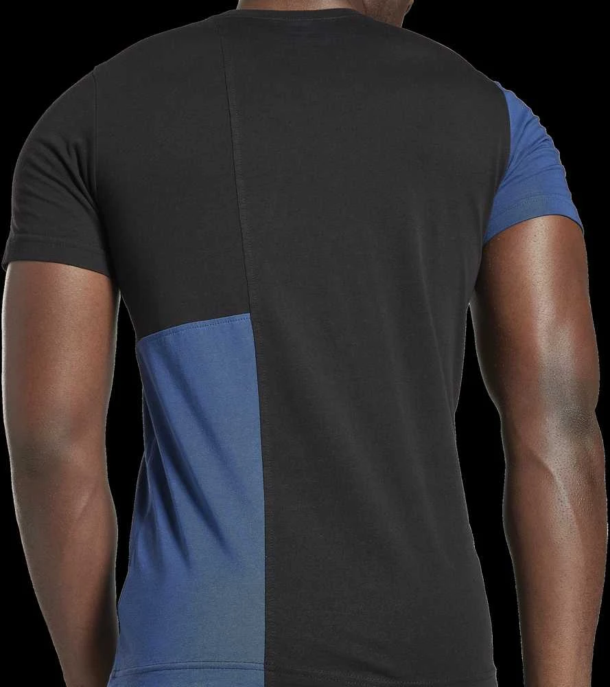 Reebok Marškinėliai Vyrams Panel Tee Mėlyna Juodas HG3198
