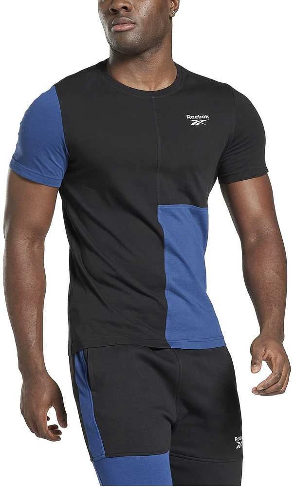 Reebok Marškinėliai Vyrams Panel Tee Mėlyna Juodas HG3198