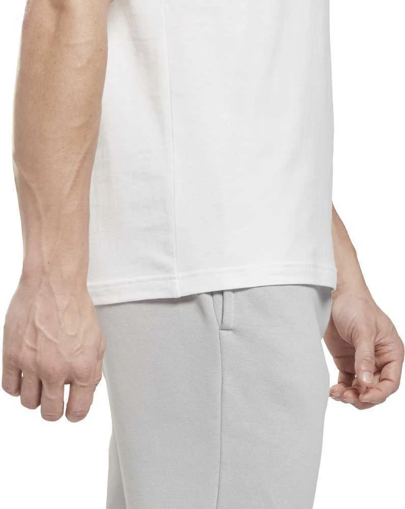 Reebok Marškinėliai Vyrams Ri Left Chest Logo Baltas HG4443
