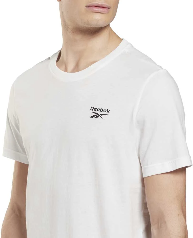 Reebok Marškinėliai Vyrams Ri Left Chest Logo Baltas HG4443