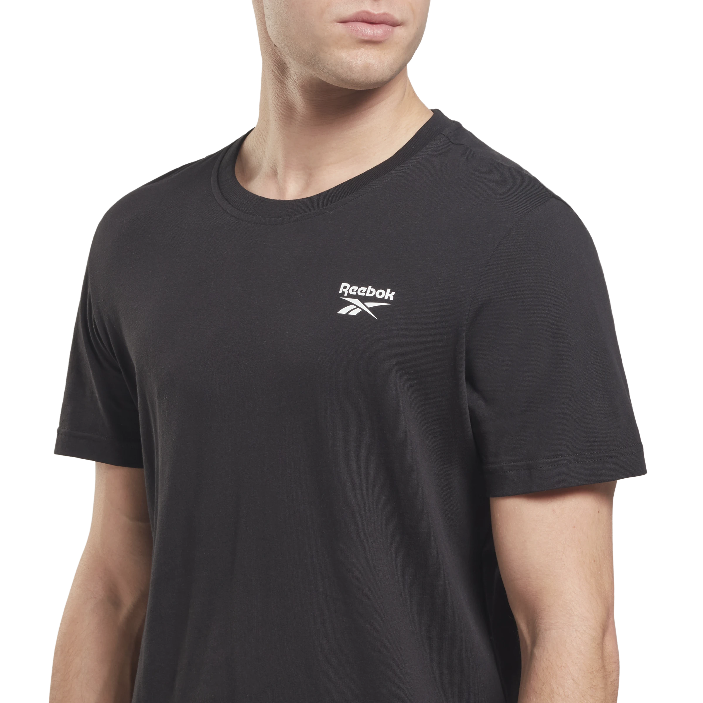 Reebok Marškinėliai Vyrams Ri Left Chest Logo Juodas HG4441