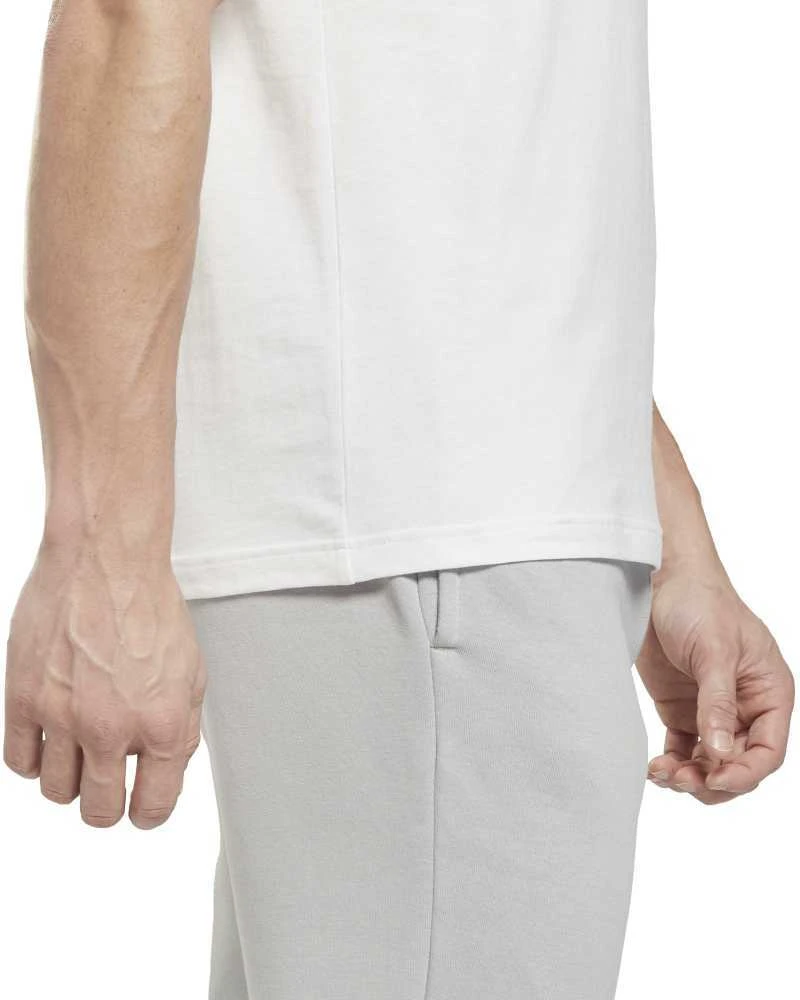 Reebok Marškinėliai Vyrams Ri Left Chest Logo Baltas HG4443