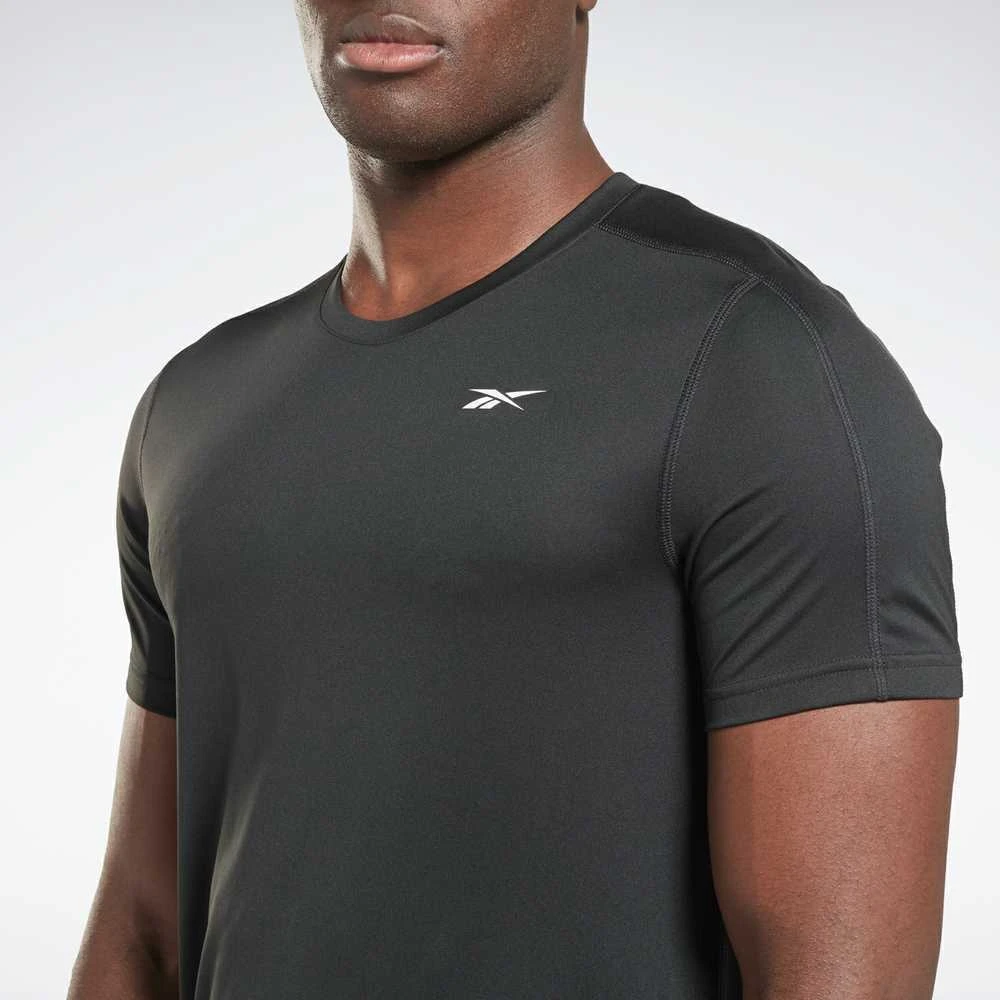 Reebok Marškinėliai Vyrams Ss Tech Tee Juodas 100057839