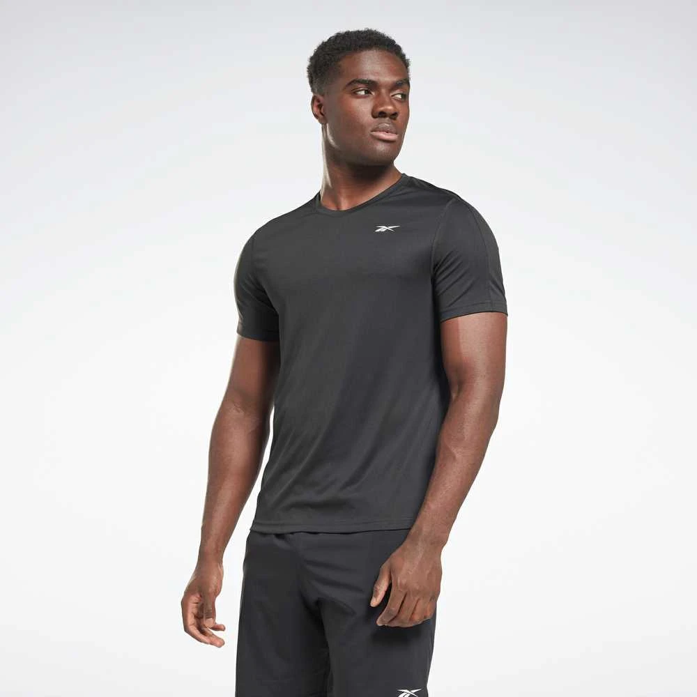 Reebok Marškinėliai Vyrams Ss Tech Tee Juodas 100057839