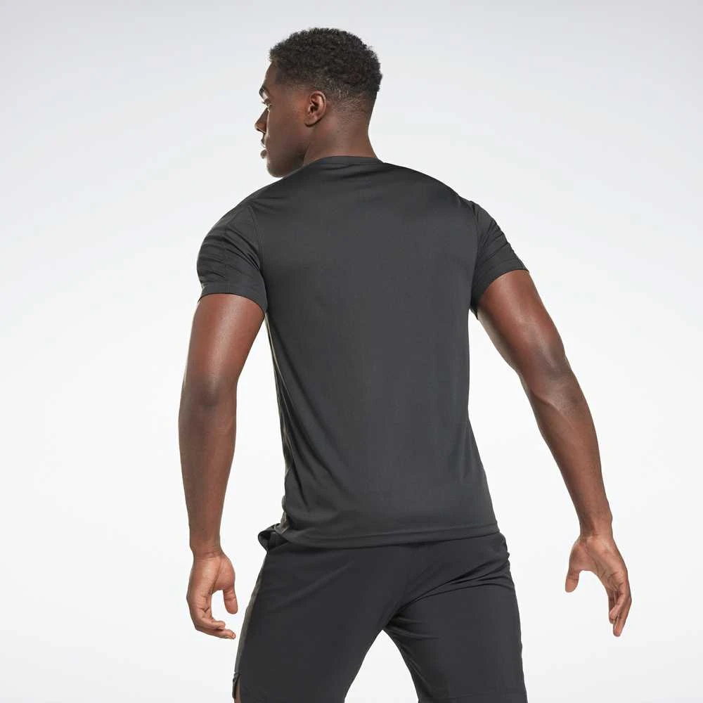 Reebok Marškinėliai Vyrams Ss Tech Tee Juodas 100057839