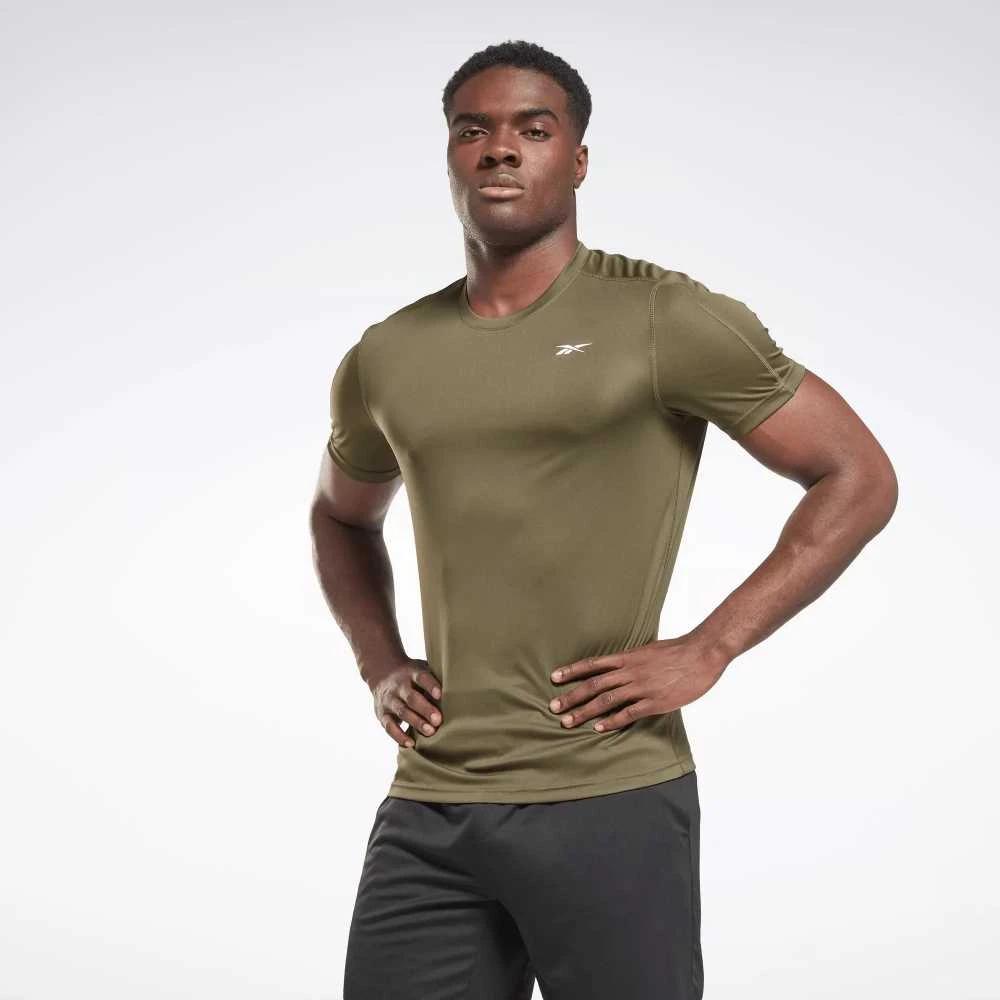 Reebok Marškinėliai Vyrams Ss Tech Tee Khaki 100057848