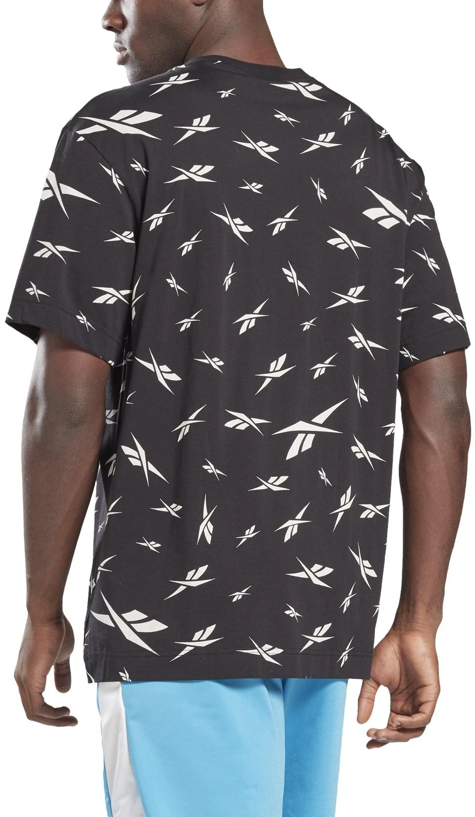 Reebok Marškinėliai Vyrams Te Aop Vector Tee Juodas GL3142