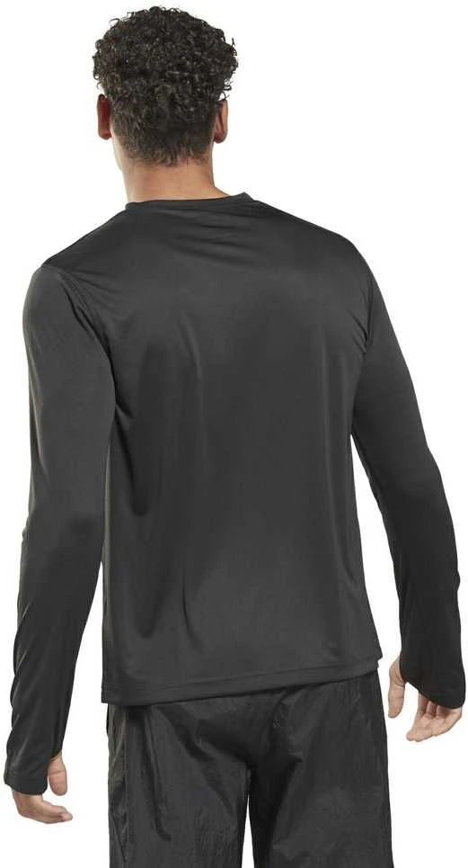 Reebok Marškinėliai Vyrams Train Ls Tech Tee Juodas 100065576