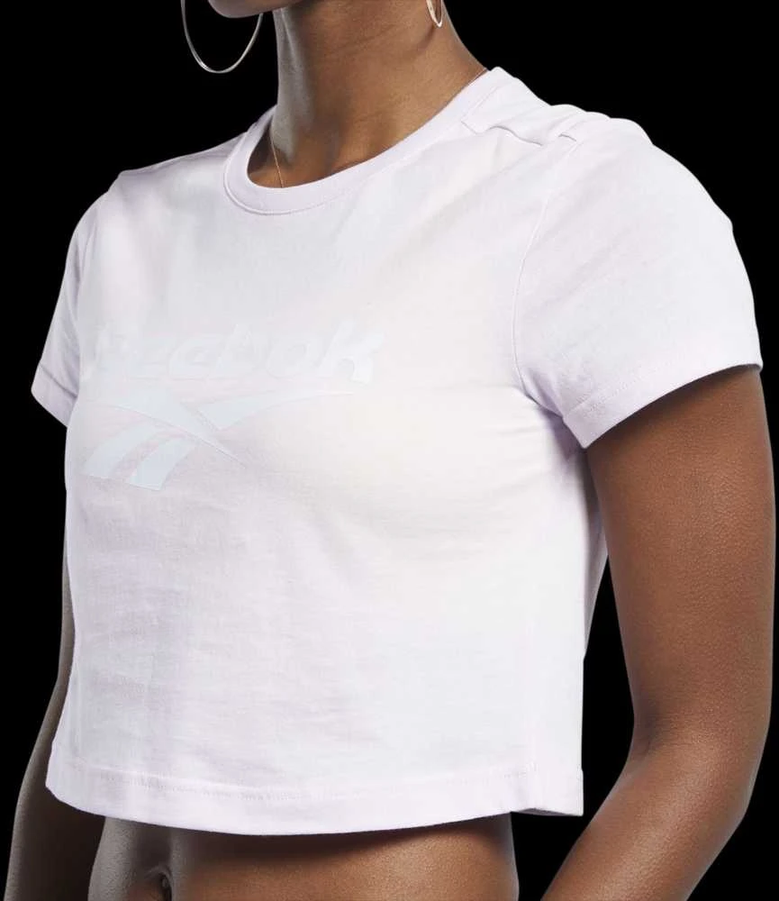 Reebok Palaidinė Moterims Classic Vector Crop Top Rožinė FJ3294